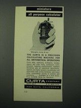 1966 Curta Calculator Ad - Miniature All Purpose - $14.99