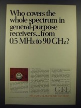 1966 GT&E Sylvania Solid-State Receivers Ad - Covers the Whole Spectrum - $14.99