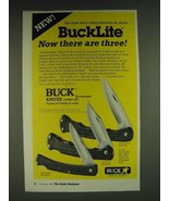 1985 Buck Knives Ad - Bucklite III Model 426, Bucklite Model 422, Buckli... - $14.99