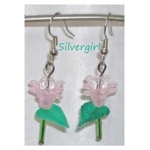 7 colors Single Stem Acrylic Dangle Earrings - $7.99