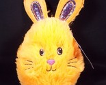 Plush Easter egg bunny orange glitter ears 2023 NWT - $5.95