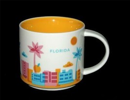 2012 Starbucks FLORIDA Attractions Flamingos Palm Trees You Are Here 14 ... - $17.99