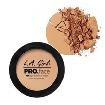 La Girl Pro Face Powder - Medium Beige By La Girl Usa Cosmetics - $7.99
