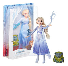 Disney&#39;s Frozen II Elsa Fashion Pabbie And Salamander 11&quot; Doll New in Pa... - $15.88