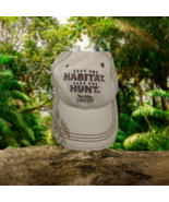 NWTF  Save The Hunt Save The Habitat Men&#39;s Adjustable Tan Hat Cap Turkeys - $9.49