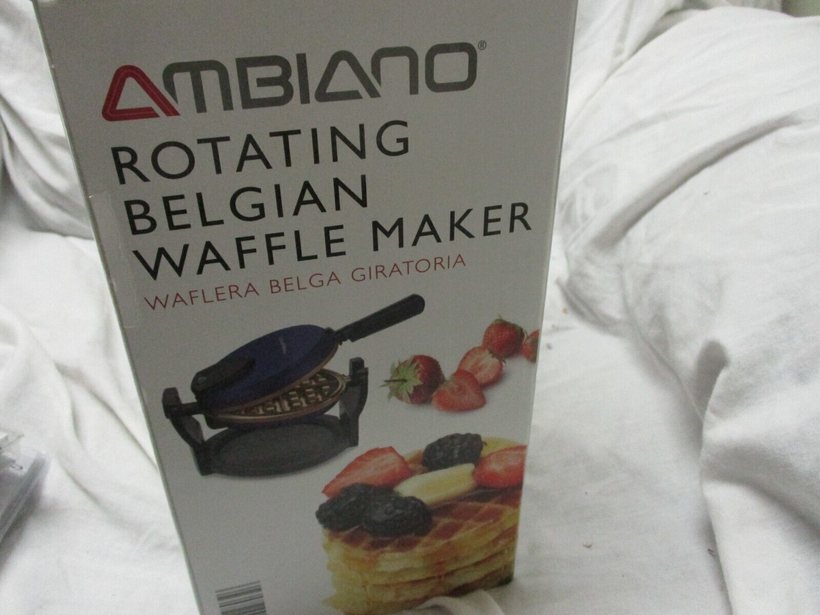 Ambiano Classic Rotating Belgian Waffle Maker 1100 Watt Waffle Makers