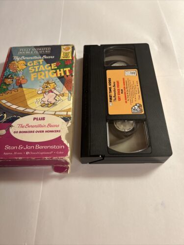 The Berenstain Bears Get Stage Fright (VHS 1986) Fully Animated Double ...