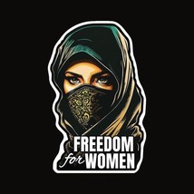 Freedom for Women Sticker,  Human Rights Decal, Feminist, Equal Rights for Women - $5.31