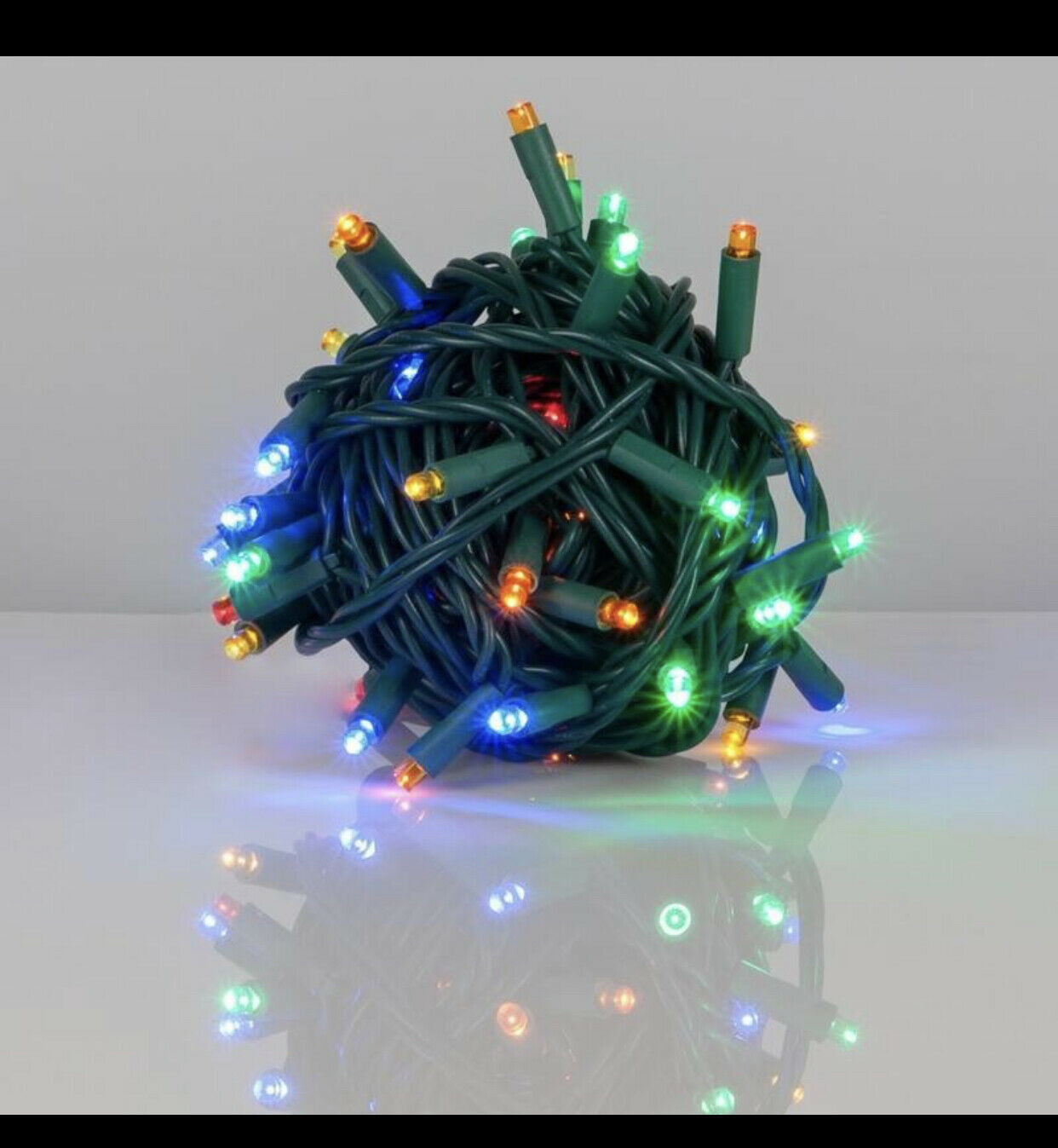 50 LED MINIATURE DOME CHRISTMAS LIGHTS (Multicolor)(as) M8 Holiday