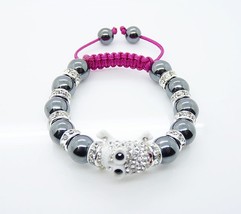 European Style Charm Bracelet Murano glass beads 4b - $24.99