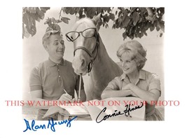 Mr Ed Cast Autographed 8x10 Rp Photo Alan Young And Connie Hines Talking Horse - $19.99