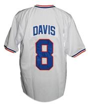 Crash Davis #8 Bull Durham Movie Custom Baseball Jersey White Any Size image 2