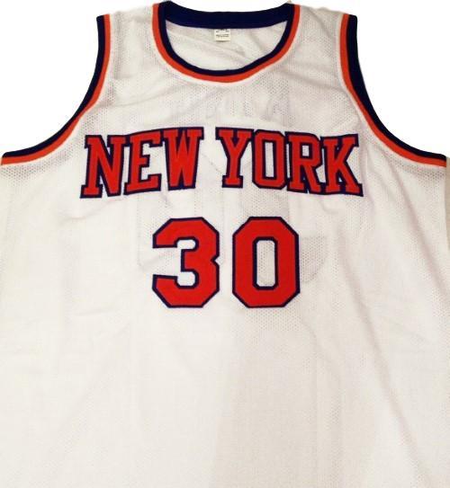 Bernard king new york basketball jersey white   1