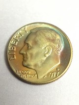 1977 D Roosevelt Dime with Rosy Toning  - $28.00