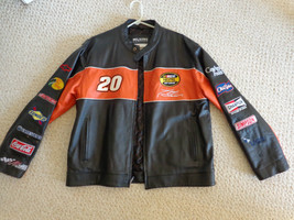 Tony Stewart Leather Jacket Authentic Trackside Apparel #20 Nascar (#1618) - $369.99