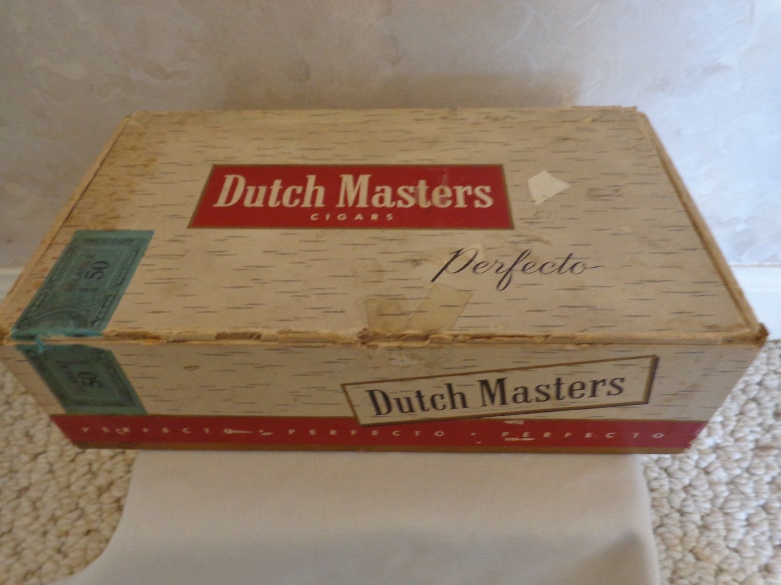 Vintage Dutch Masters Cigar Box (#1335)