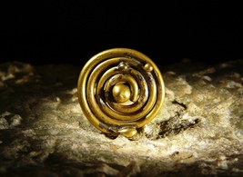 Ancient Magick Druid Ring of the 9 Elements Bronze Spiral Vessel izida haunted - $303.00