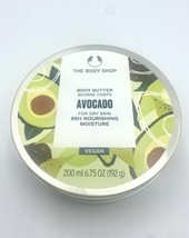 The Body Shop Avocado Body Butter For Dry Skin 6.75 OZ NEW 96H Moisture ... - $19.99
