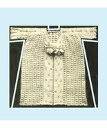 Infant Crocheted Kimono 2. Vintage Crochet Pattern for Baby Sweater PDF ... - $2.50