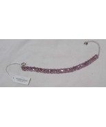 PARK LANE Limited Edition silver PINK LEMONADE Oval Impression Bracelet ... - $126.18