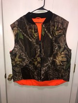 Cabelas Mens Reversible Camo Hunting Fishing Outdoor Vest SZ XL - $24.74