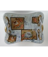 Dominie&#39;s Collection Hand Painted Floral Porcelain Dish Decorative Only - $29.09