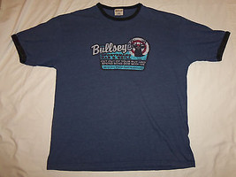 Bullseye Sportsman Bar &amp; Grill Spend Some Doe Blue 60-40 Ringer T Shirt ... - $20.96