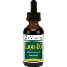 NEW Rx Vitamins Liqui-D3 2000 IU Gluten Free Hypoallergenic Supplement 1 oz - $23.76