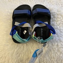 Carters Delray Blue Toddler strappy boys sandals size 8 Brand New - $14.52