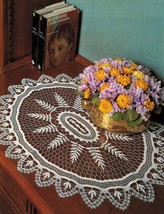 2X Oval Mat & Tiny Basket Crochet DOILY Patterns - $6.50