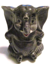 Vintage 1975 Gray Elephant Figurine - Western Publishing Co,. Collectible Cerami - $15.00