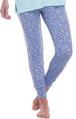 Alfani Womens Ultra-Soft Knit Jogger Pajama Pants,Multi Tropical,X