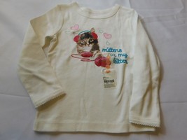 Carter's Baby Girls Long Sleeve T Shirt "Mittens for My Kitten"  2T Toddler NWT - $12.86