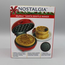 Nostalgia My Mini Reindeer Waffle Maker 5 Compact Size Green