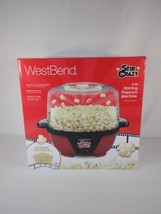 West Bend 82306 Stir Crazy 6-quart Electric Popcorn Maker Corn