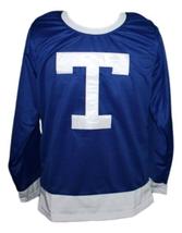 Any Name Number Toronto Arenas Retro Hockey Jersey New Blue Any Size image 1
