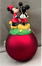 Disney Parks Mickey Minnie Mouse Kiss Ornament NEW RETIRED image 3