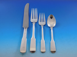 Colonial Fiddle by Watson Sterling Silver Flatware Service for 6 Set 24 ... - $1,579.05