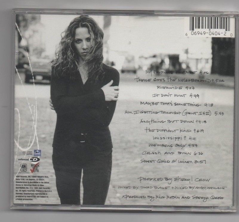 Sheryl Crow Globe Sessions 1989 CD My Favorite Mistake CDs