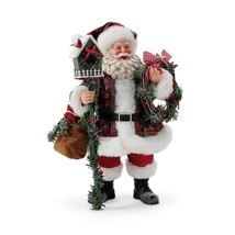 Possible Dreams Santa Statue with Bird House and Wreath 10.5" High Department 56
