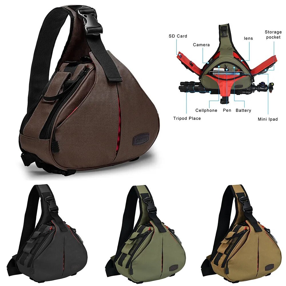 DSLR Camera Bag Sling Cross Photo Case for Fujifilm XH2s XH1 XT4 XT3 XT2 XT30 I Women's Bags