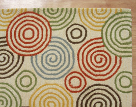 Swirl Style Modern Woolen Area Rug - 3' x 5' - $199.00