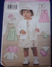 Butterick Infants’ Jacket Dress Pants &amp; Hat All Sizes Included #5782 Uncut - $5.99
