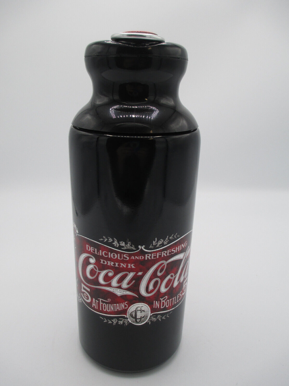 Coca-Cola Elite Brand Thermal 3H Tumbler Bottle Black Double Wall Insulation - $18.32