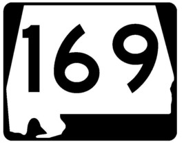 Alabama State Route 169 Sticker R4568 Highway Sign Road Sign Decal - $1.45+
