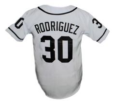 Rodriguez #30 The Sandlot Movie Button Down Baseball Jersey New White Any Size image 2