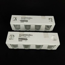 (Lot of 2) 4 Ikea UPPEHALL Votive Candle Holder Clear Glass 2 1/4" 8 Total New - $22.56