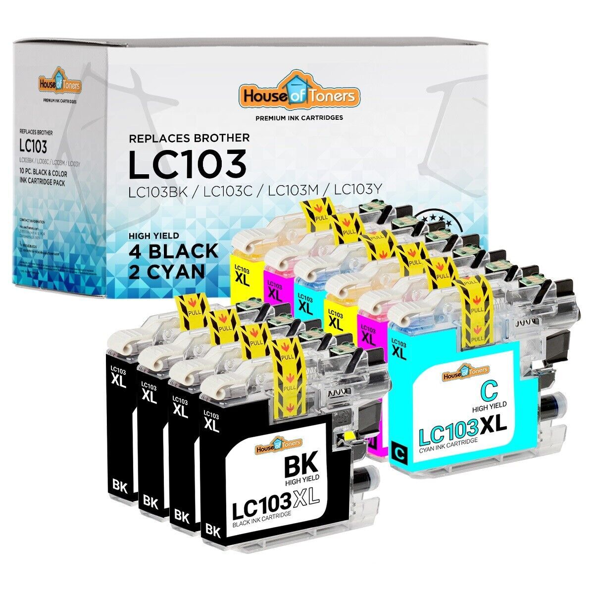 Brother LC103XL LC103M Remanufactured Magenta Ink Cartridge