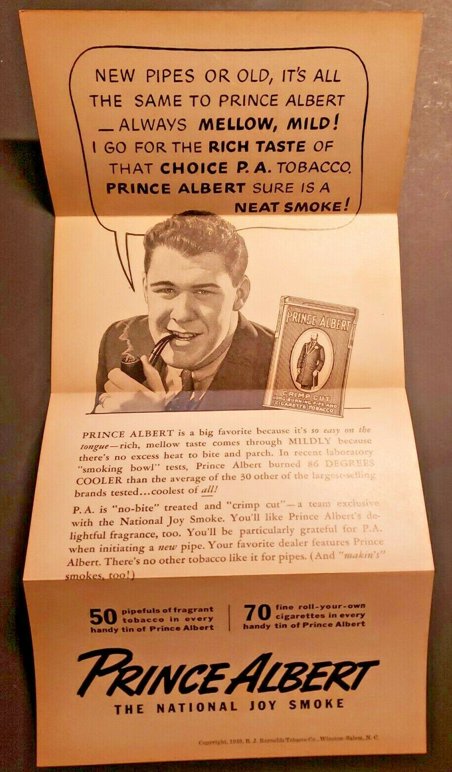 Vintage bag HARP PLUG CUT John Weisert Tobacco St Louis cloth