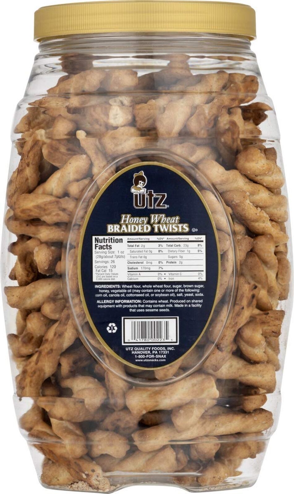 Utz Quality Foods Butter Sticks Pretzels, 14 oz. (396.6g) Bags (4 Bags)